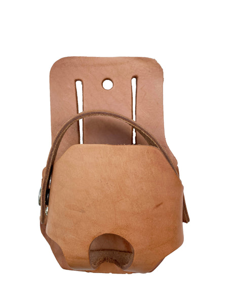 Brown Genuine Leather Utility Belt Pouch